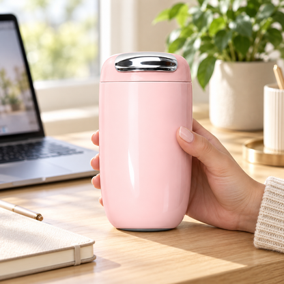 Stylish Stainless Steel Pocket Cup – Portable Insulated Coffee Cup