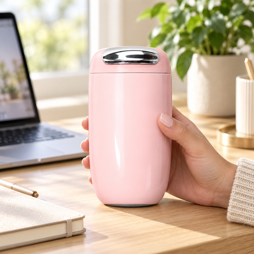 Stylish Stainless Steel Pocket Cup – Portable Insulated Coffee Cup