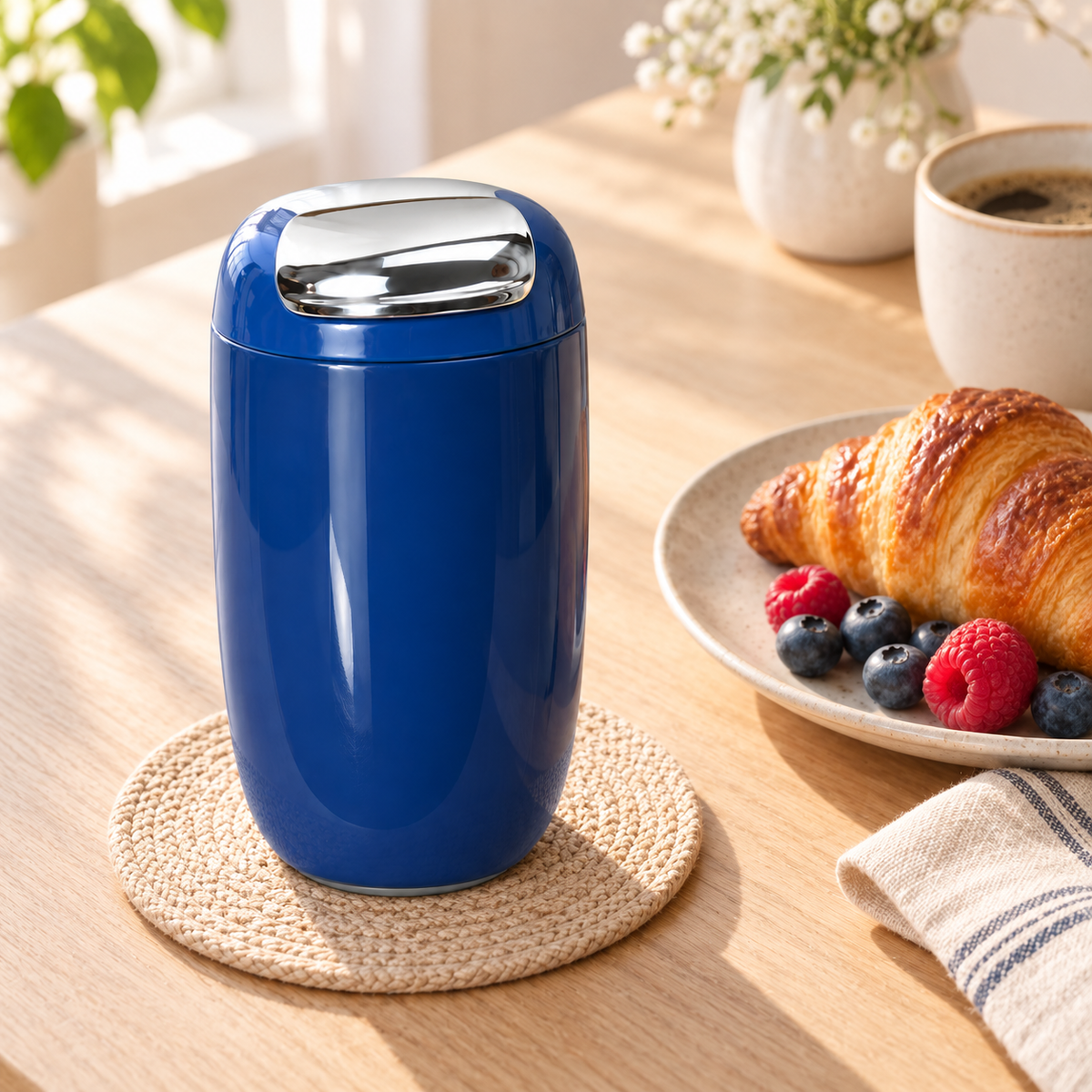 Stylish Stainless Steel Pocket Cup – Portable Insulated Coffee Cup